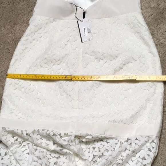 MILLY white lace strapless dress. NWT - Picture 14 of 14